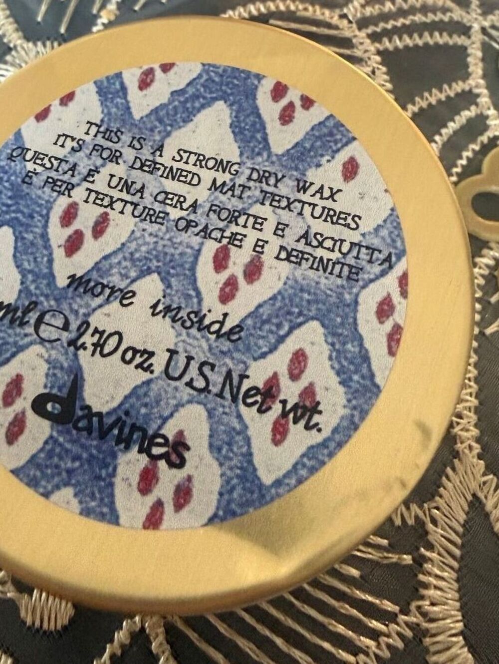 Gently tested- Davines This Is a Strong Dry Wax – 2.70 oz / 75 mL